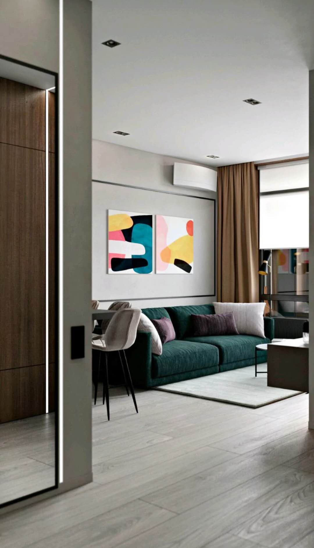 89平現(xiàn)代簡(jiǎn)約風(fēng)格裝修